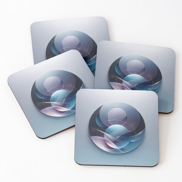 Item preview, Ethereal Geometry in Futuristic Blues designed and sold by SunkenCost.