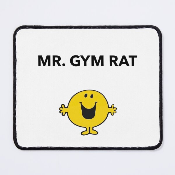 Item preview, Mr. Gym Rat Sticker designed and sold by Katie  Regan.