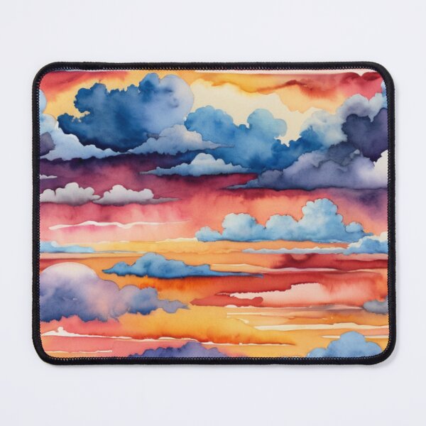 Item preview, Watercolor Clouds at Sunset  designed and sold by YuckyCat.