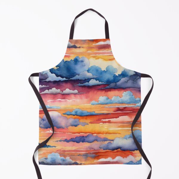 Item preview, Watercolor Clouds at Sunset designed and sold by YuckyCat.