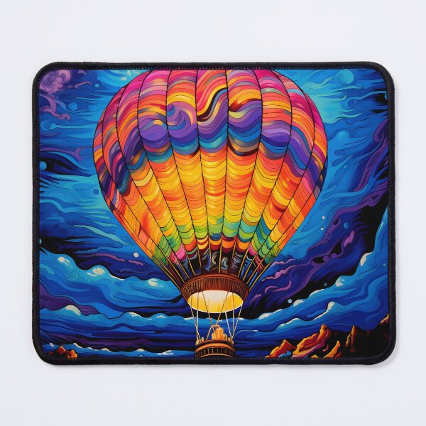Item preview, Psychedelic hot air ballon print designed and sold by dcrc.