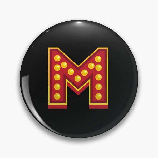Item preview, Letter M With Bulbs for Super effect  designed and sold by crazymessygirl.