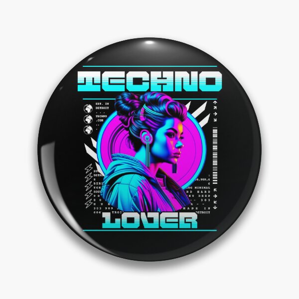 Item preview, TECHNO  - Lover Headphone Steez  designed and sold by Discothreadz.