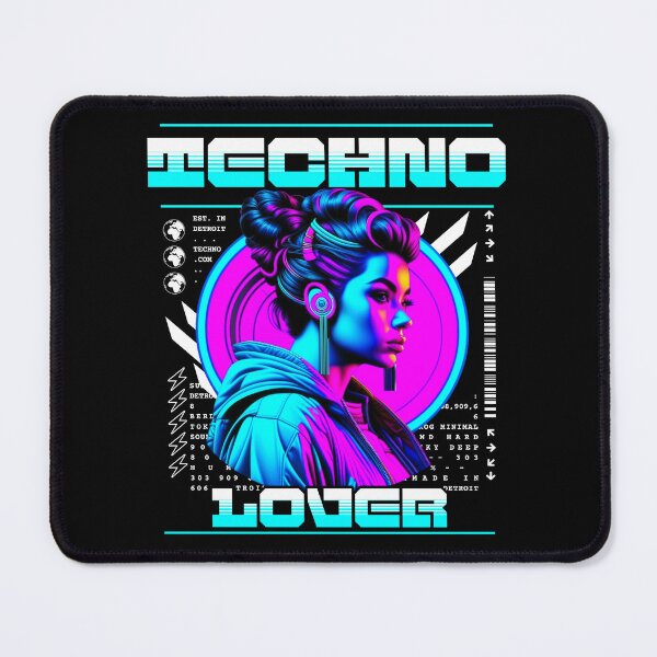 Item preview, TECHNO  - Lover Headphone Steez  designed and sold by Discothreadz.