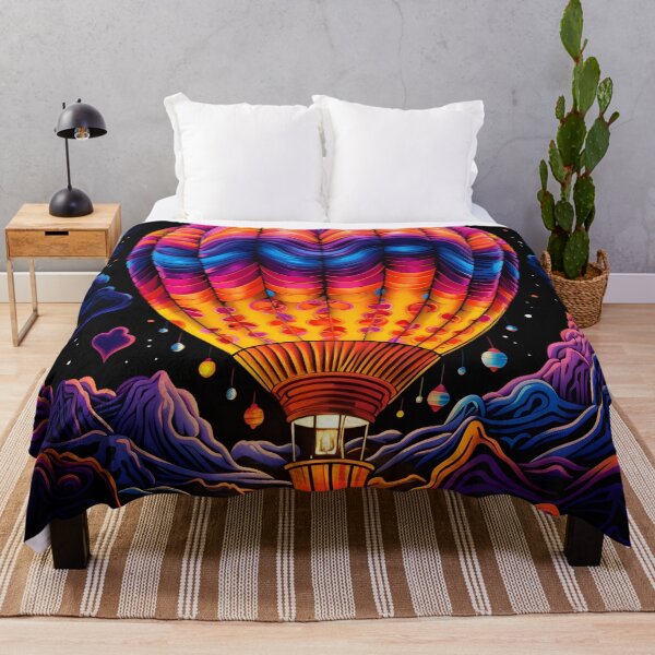 Item preview, psychedelic hot air ballon print designed and sold by dcrc.