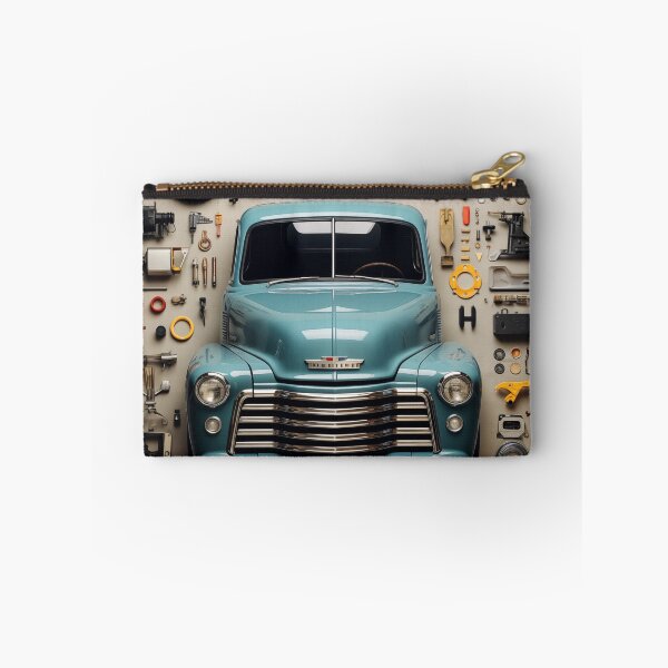 Item preview, 1950s Pickup Truck Classic Car Knolling Craft designed and sold by StefNomadLife.