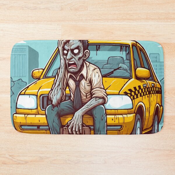 Item preview, Dreamy Taxi Driver in the Bustling City designed and sold by Gacram.