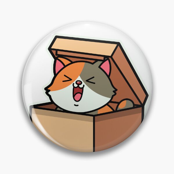 Item preview, cute cartoon cat in the cardboard box designed and sold by Design_for_merch.