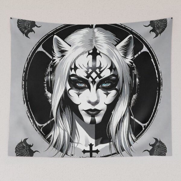 Item preview, black metal cats 7 designed and sold by immortalzoddo.