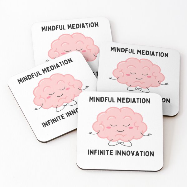 Item preview, Mindful meditation infinite innovation cool brain graphic  designed and sold by Cosmicworld07.