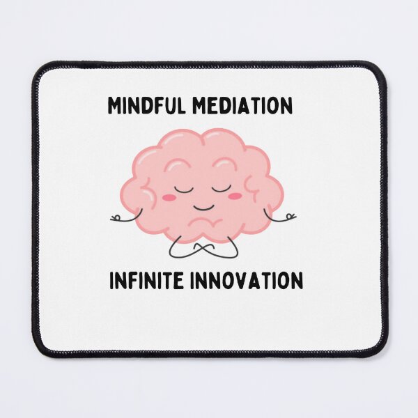 Item preview, Mindful meditation infinite innovation cool brain graphic  designed and sold by Cosmicworld07.