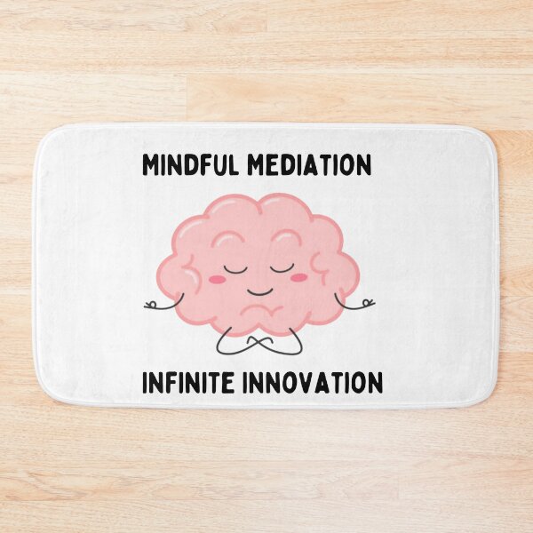 Item preview, Mindful meditation infinite innovation cool brain graphic  designed and sold by Cosmicworld07.
