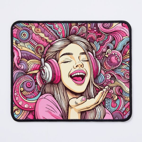 Item preview, Symphony of Colors in White Headphones designed and sold by Gacram.