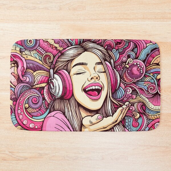 Item preview, Symphony of Colors in White Headphones designed and sold by Gacram.