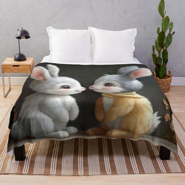 Item preview, Two Cute Rabbits designed and sold by Cris888.