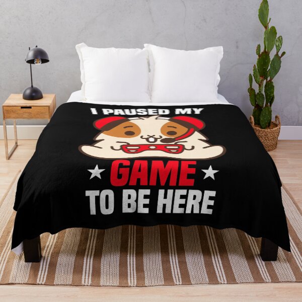 Item preview, I Paused My Game To Be Here, Guinea Pig, Video Gamer Funny designed and sold by Porcupine Tees ⭐⭐⭐⭐⭐.