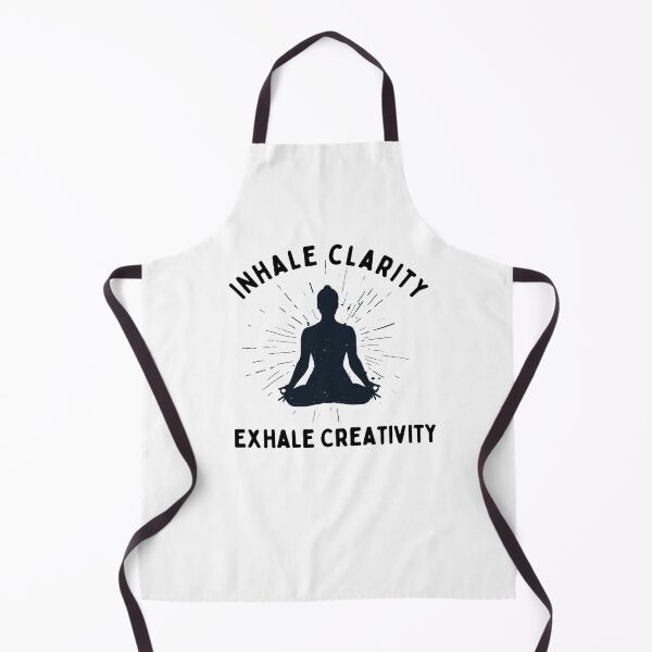 Item preview, Inhale clarity exhale creativity mediaton pose graphic  designed and sold by Cosmicworld07.
