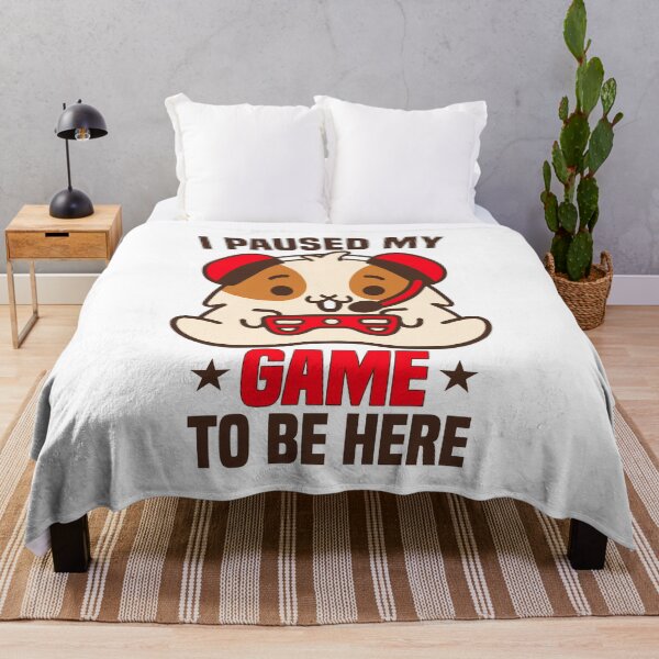 Item preview, I Paused My Game To Be Here, Guinea Pig, Light Colors, Video Gamer Funny designed and sold by Porcupine Tees ⭐⭐⭐⭐⭐.