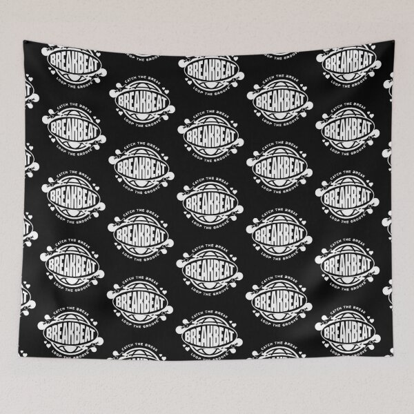 Item preview, BREAKBEAT  - Y2K Catch The Globe (White)  designed and sold by Discothreadz.