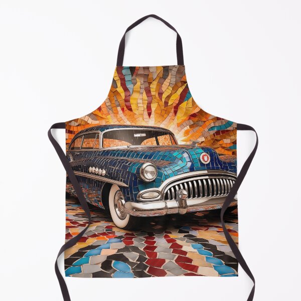 Artikelvorschau, 1953 Skylark Classic Car Mix Media Mosaike entworfen und verkauft von StefNomadLife.