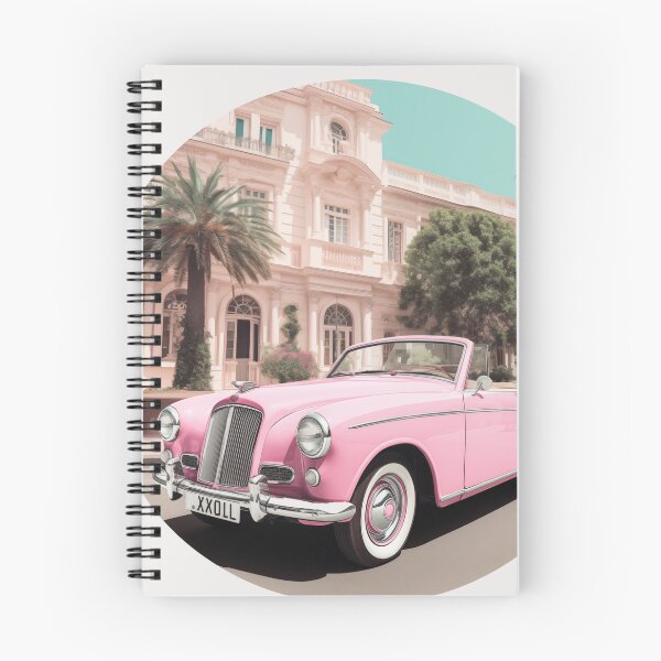 Artikelvorschau, Rosa Vintage-Cabrio entworfen und verkauft von anderelbe.