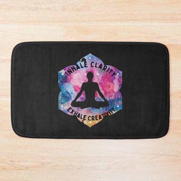 Item preview, Copy of Inhale clarity exhale creativity mediaton pose graphic  designed and sold by Cosmicworld07.