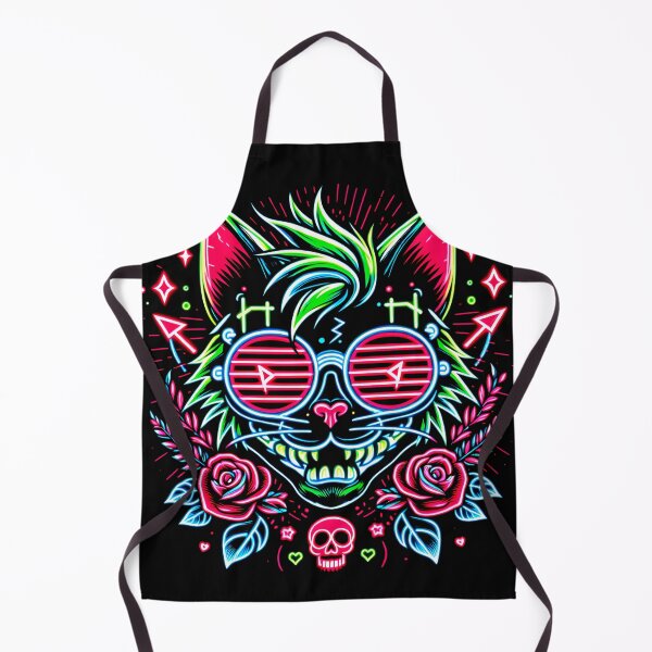 Item preview, Crazy Cat | Neon Cat | Alternative Cat designed and sold by OrganicLights.
