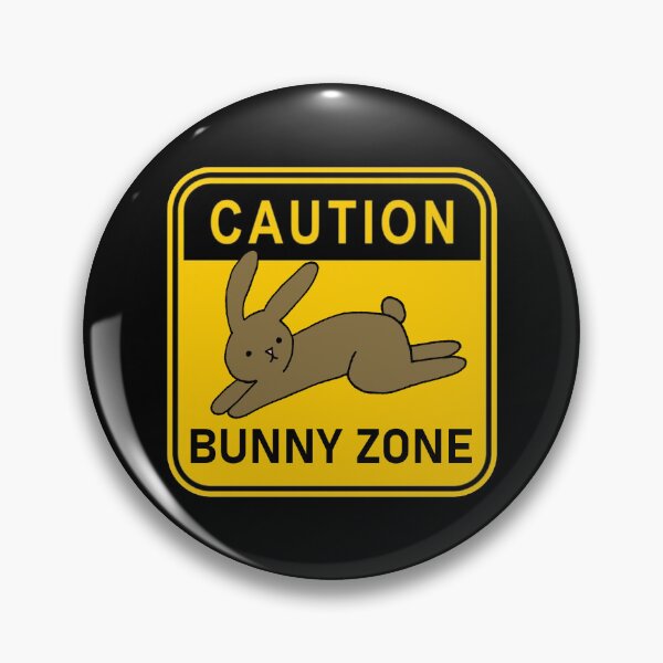Item preview, Caution: Bunny Zone designed and sold by Lil-Bit-Batty.
