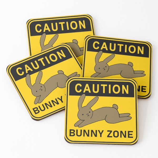 Item preview, Caution: Bunny Zone designed and sold by Lil-Bit-Batty.