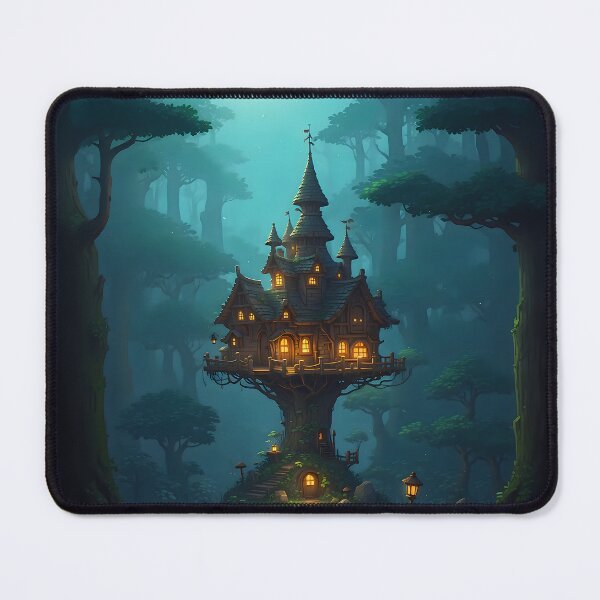 Item preview, Pixel Art Forest House designed and sold by Ongoing3007.