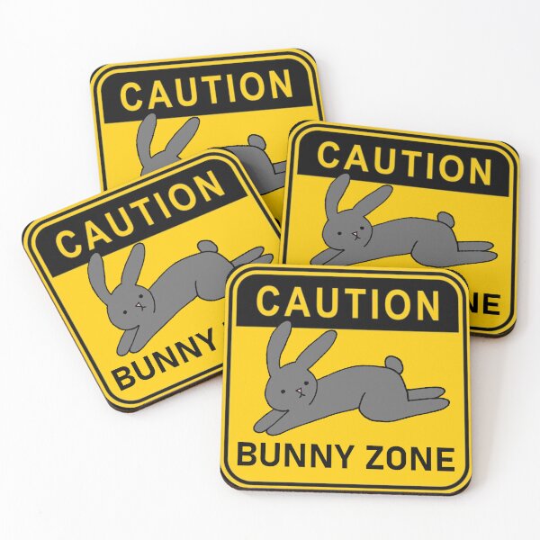 Item preview, Caution: Bunny Zone designed and sold by Lil-Bit-Batty.