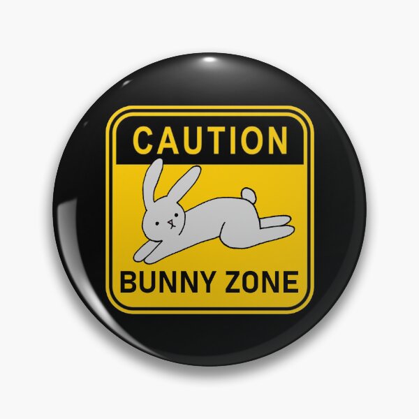 Item preview, Caution: Bunny Zone designed and sold by Lil-Bit-Batty.