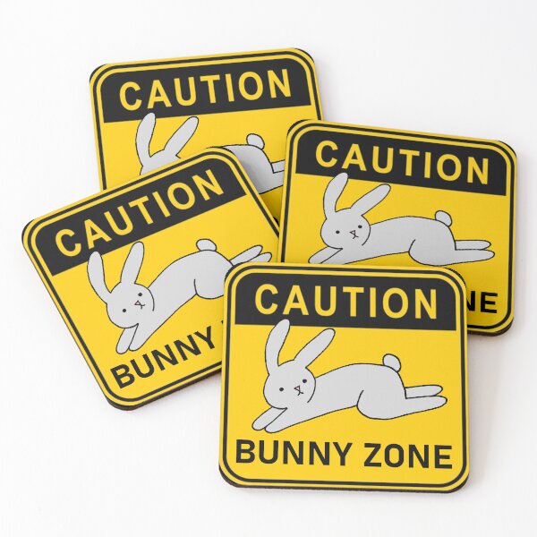 Item preview, Caution: Bunny Zone designed and sold by Lil-Bit-Batty.