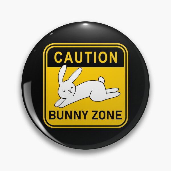 Item preview, Caution: Bunny Zone designed and sold by Lil-Bit-Batty.