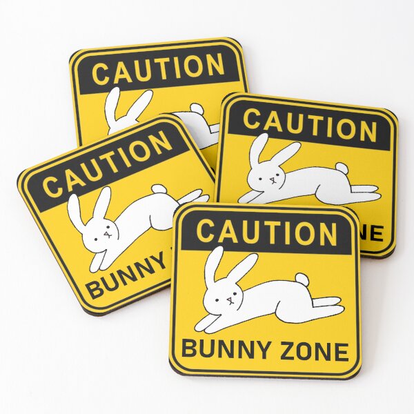 Item preview, Caution: Bunny Zone designed and sold by Lil-Bit-Batty.