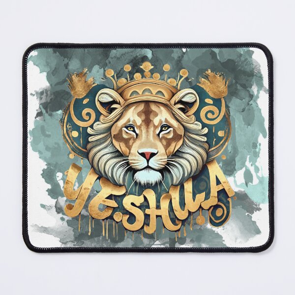 Item preview, Yeshua - Jesus The Lion of Judah - Christian Hebrew designed and sold by Narrow-Path.