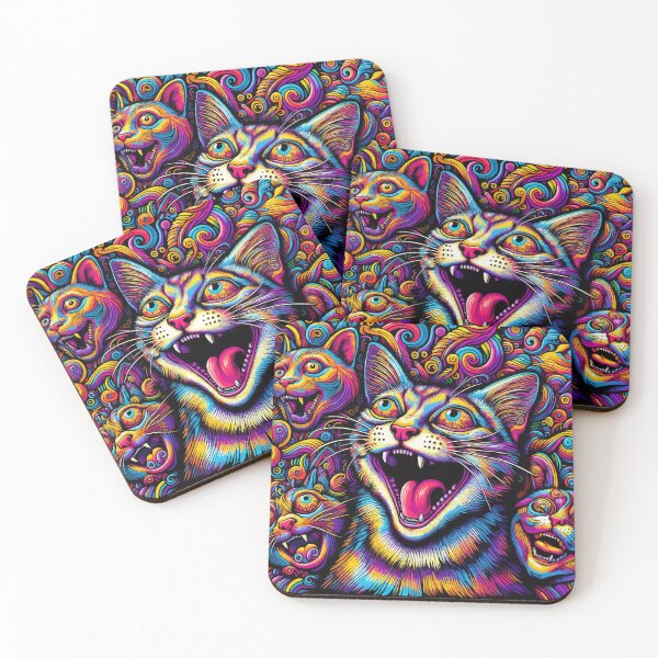 Item preview, Psychedelic Cats in the Cosmos designed and sold by Gacram.