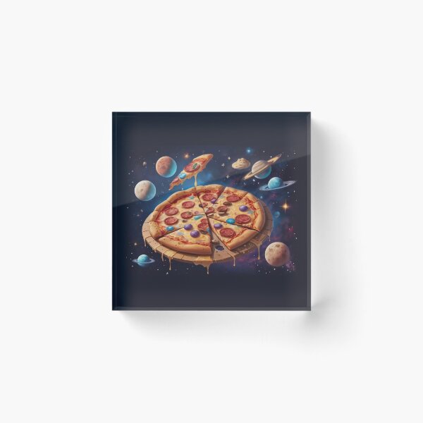 Item preview, Cosmic Pizza: Astronaut’s Out-of-This-World Dream designed and sold by BaisaStudio.