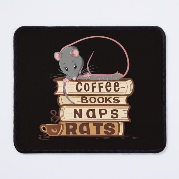 Item preview, Coffee Books Naps Rats,coffee lover,book lover designed and sold by FINALSHOP1.