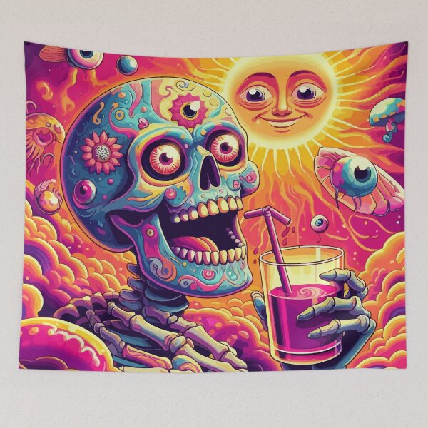 Item preview, A Colorful Cosmic Toast designed and sold by Gacram.