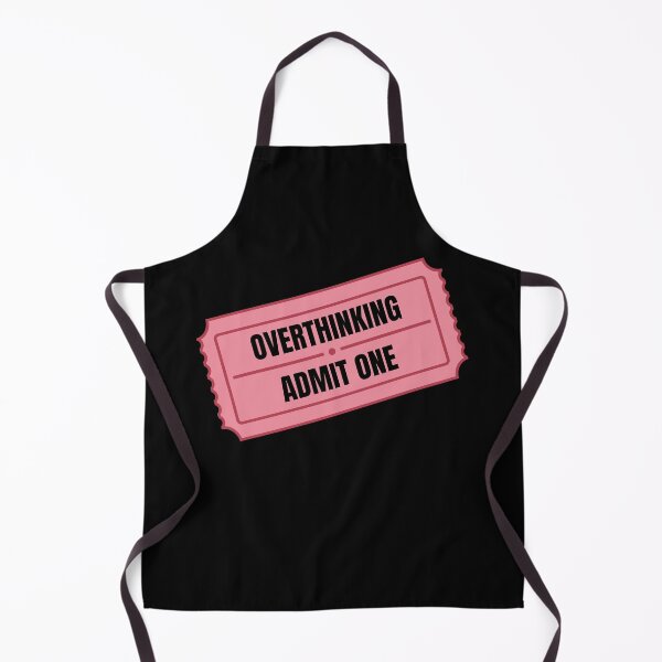 Item preview, Overthinking Admit One Ride Ticket Funny Black Pink designed and sold by tiase000.