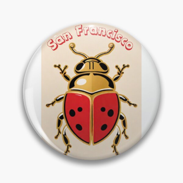 Item preview, San Francisco Ladybug designed and sold by Frogbewithyou.