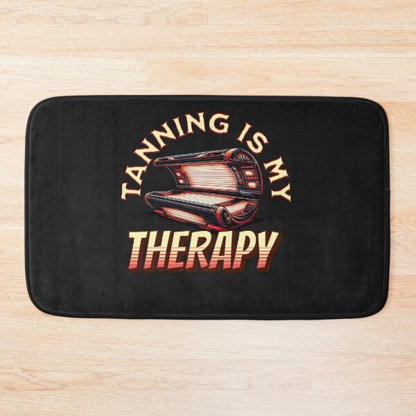 Item preview, Tanning Is My Therapy Sun Tan Funny Beach Lover Design  designed and sold by woormle.