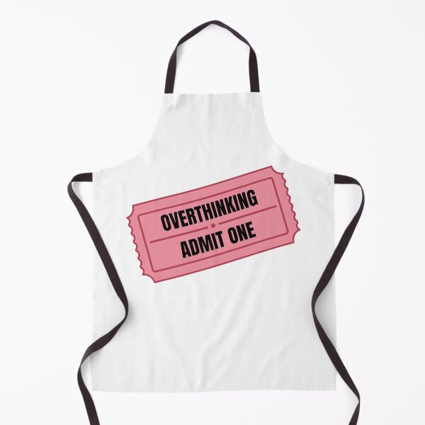 Item preview, Overthinking Admit One Ride Ticket Funny Sticker Pink designed and sold by tiase000.