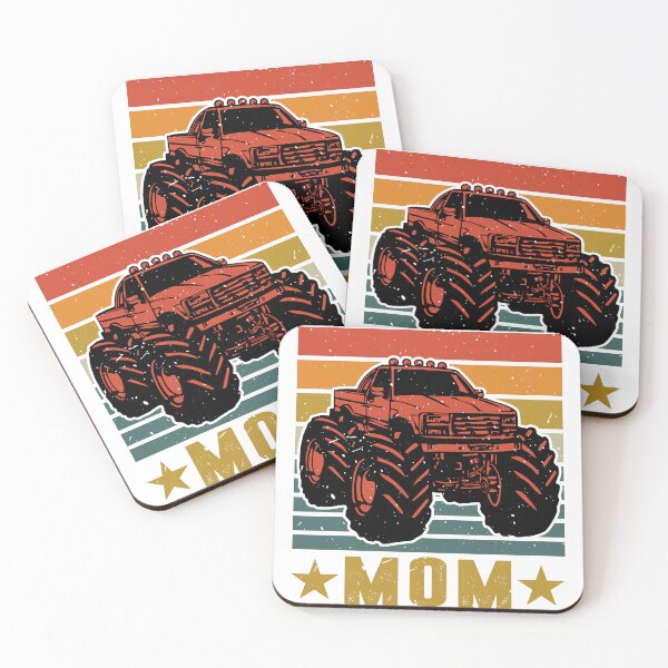 Item preview, Monster Truck Mom Retro Sun Truck Graphic Design Vintage  designed and sold by roboartpixel.