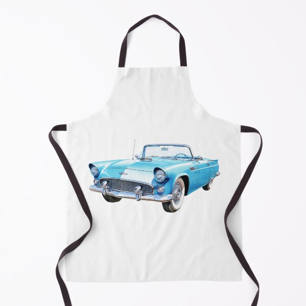 Item preview, 1955 Thunderbird Classic Car Watercolor Print designed and sold by StefNomadLife.