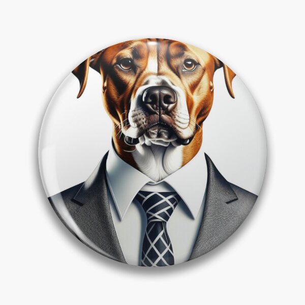 Item preview, Boardroom Bulldog: The Stoic Dog in Charcoal Grey designed and sold by MemeMerchMaster.