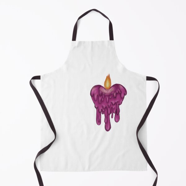 Item preview, melting candle heart designed and sold by jamminanddrawin.
