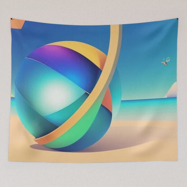 Item preview, Geometry | S2 | Beach Ball designed and sold by Tarnaka.