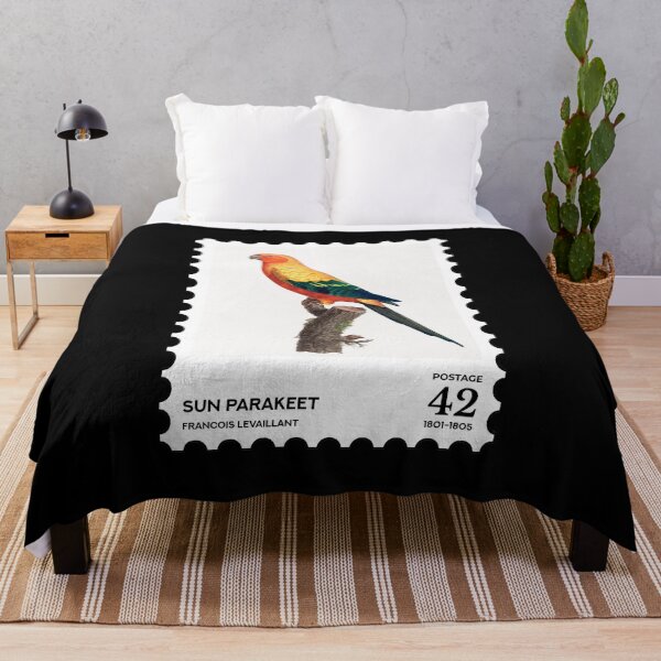 Item preview, Sun parakeet or Sun conure stamp designed and sold by RabbitK.